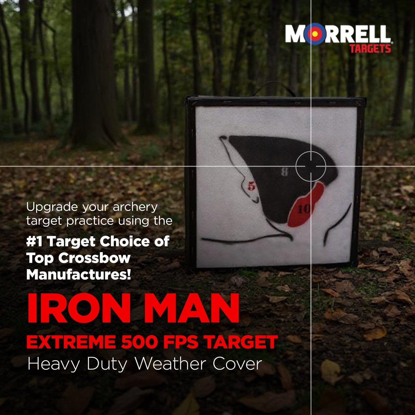 Morrell Targets BOA Compression Foam Archery Target Block, 24 Inch, White/Black