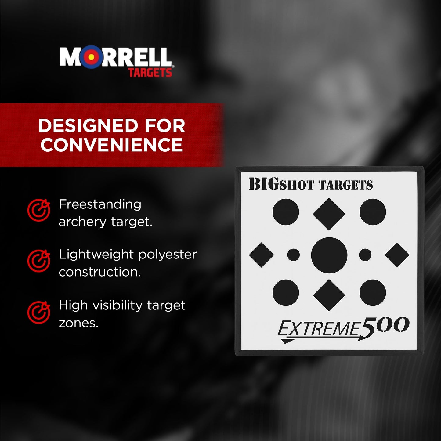 Morrell Targets BOA Compression Foam Archery Target Block, 24 Inch, White/Black