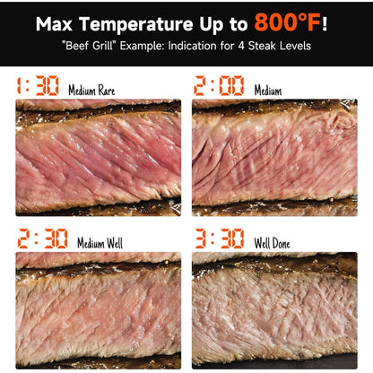 Kitchen Elite 18L Digital Air Fryer Toaster Oven, Convection Pizza Oven, Silver