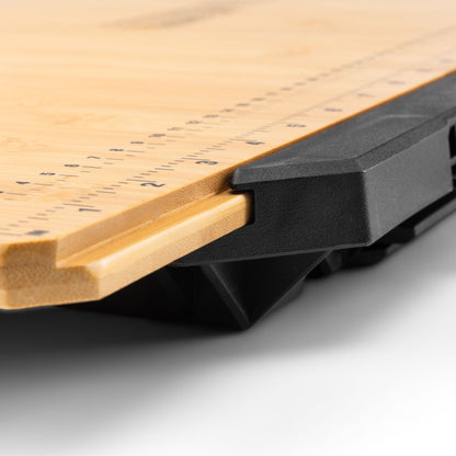 ToughBuilt StackTech Work Surface, Bamboo Wooden Flat Top Station with Storage