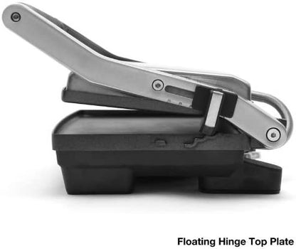 Breville Duo 1500-Watt Nonstick Panini Press – Silver