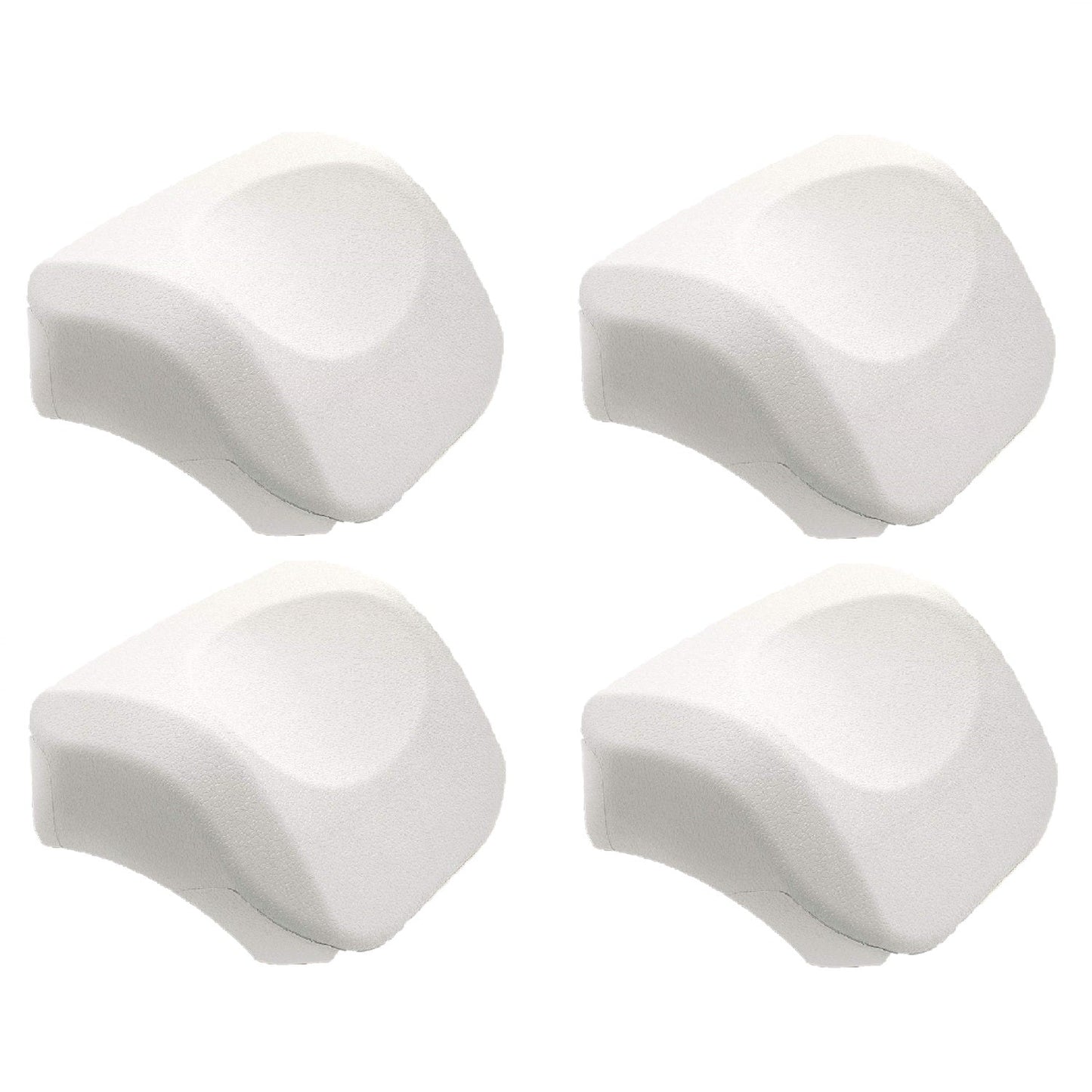 Intex PureSpa Cushioned Foam Headrest Pillow Hot Tub Spa Accessory, White 4 Pack