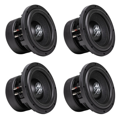 Hifonics 4 Pack ELITE 10" Subwoofer, Dual Voice Coil Car Audio Speaker, 1200W - Find Fresh Goods