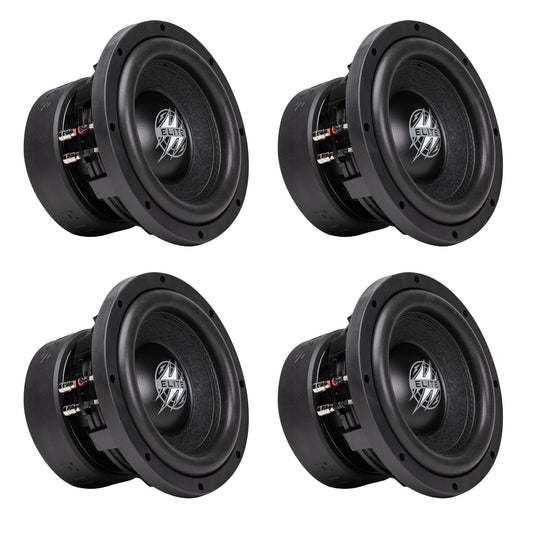 Hifonics 4 Pack ELITE 10" Subwoofer, Dual Voice Coil Car Audio Speaker, 1200W - Find Fresh Goods