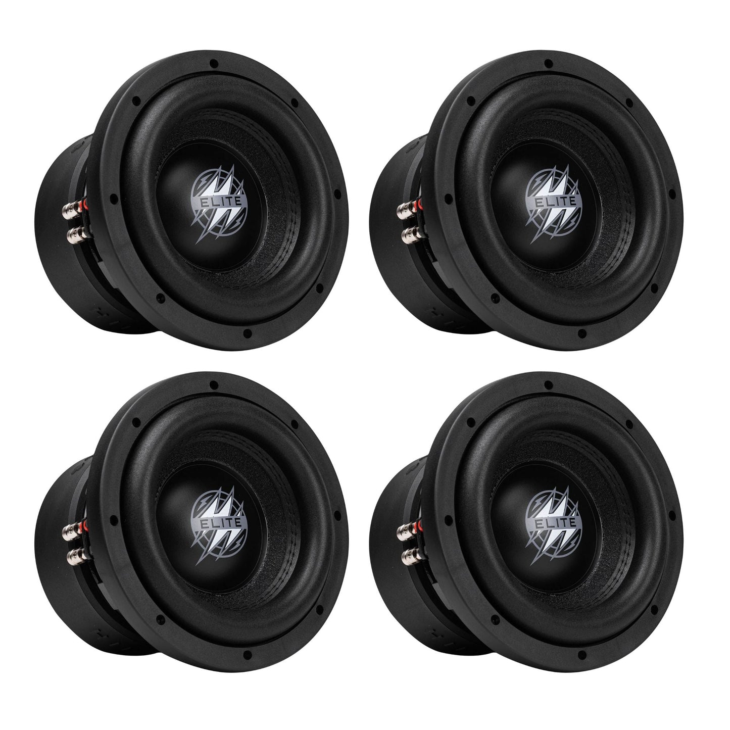 Hifonics 4 Pack ELITE 15" Subwoofer, Dual Voice Coil Car Audio Speaker, 3000W - Find Fresh Goods