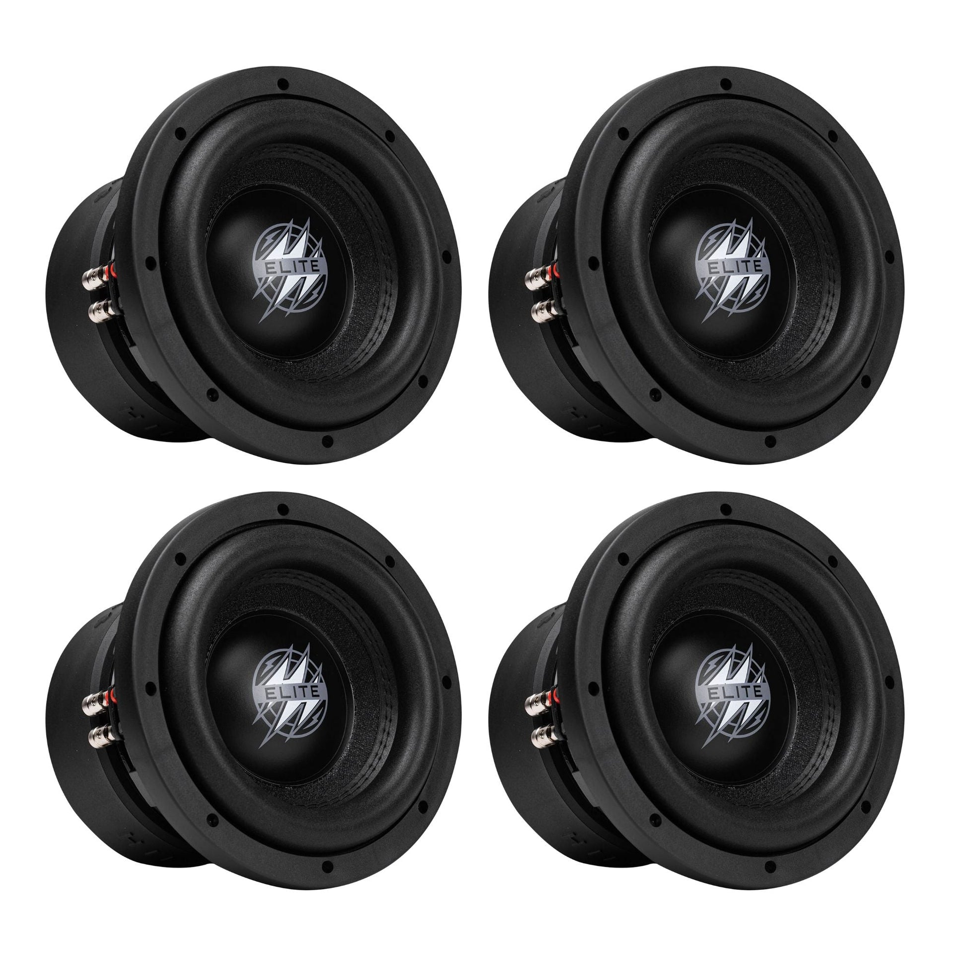 Hifonics 4 Pack ELITE 15" Subwoofer, Dual Voice Coil Car Audio Speaker, 3000W - Find Fresh Goods