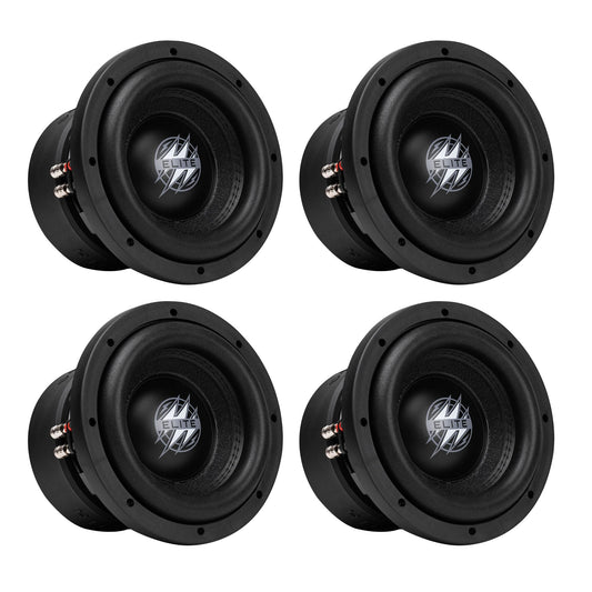 Hifonics 4 Pack ELITE 15" Subwoofer, Dual Voice Coil Car Audio Speaker, 3000W - Find Fresh Goods