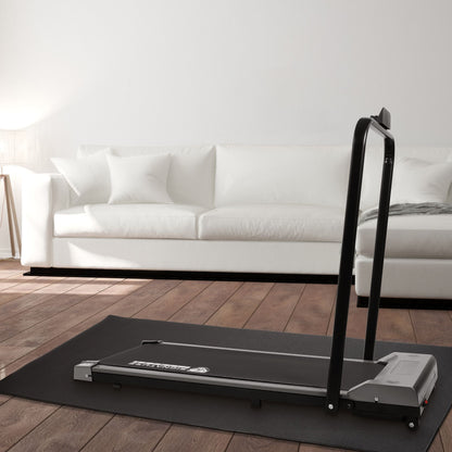 Elevon 2.5' x 5' High Density Gym Fitness Equipment Mat, Floor Protection, Black