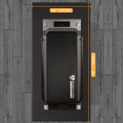 BalanceFrom Fitness 3' x 6.5' High Density Gym Equipment Mat, Floor Protection