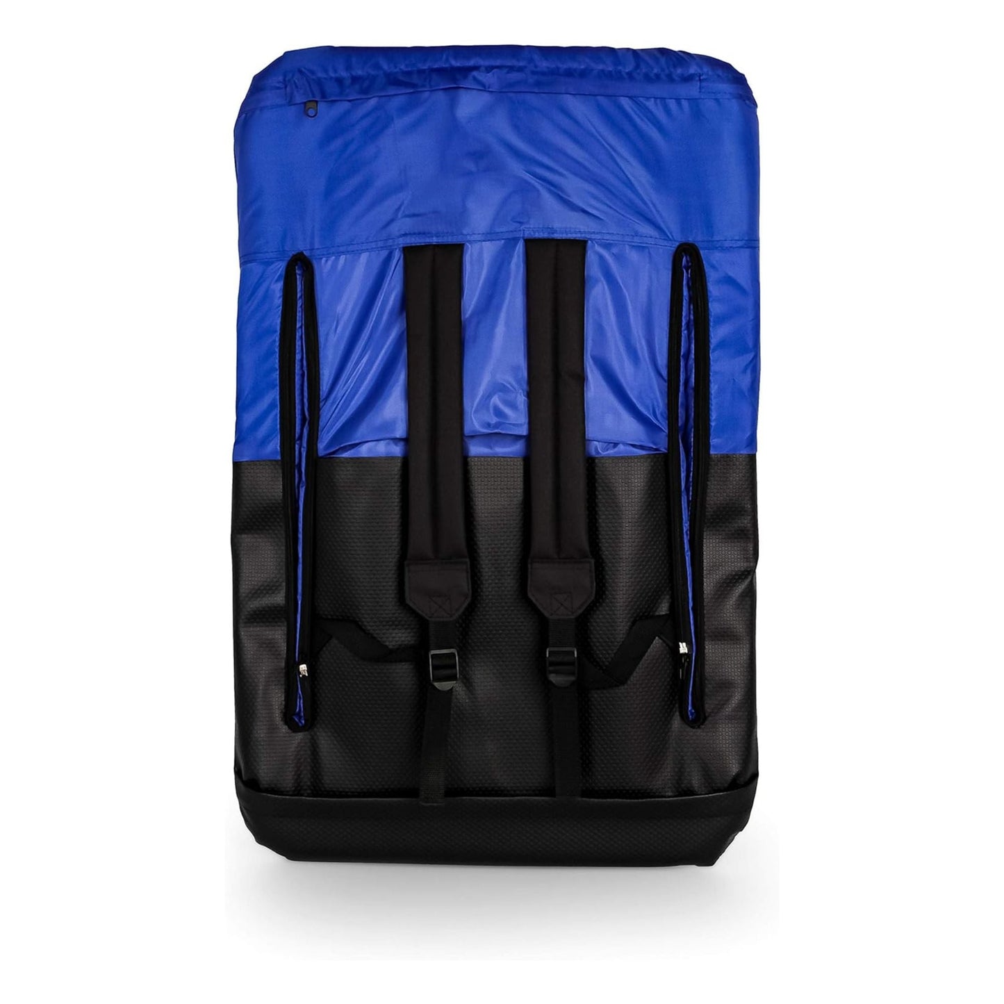 Camco Portable Stadium Seat Foldable Padded Cushion Back Support, Armrests, Blue