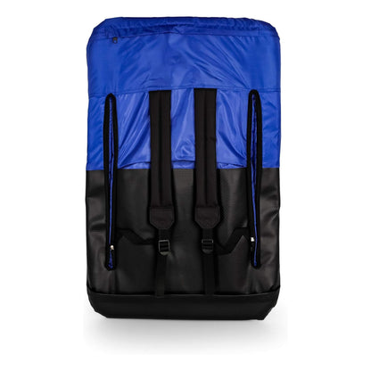 Camco Portable Stadium Seat Foldable Padded Cushion Back Support, Armrests, Blue