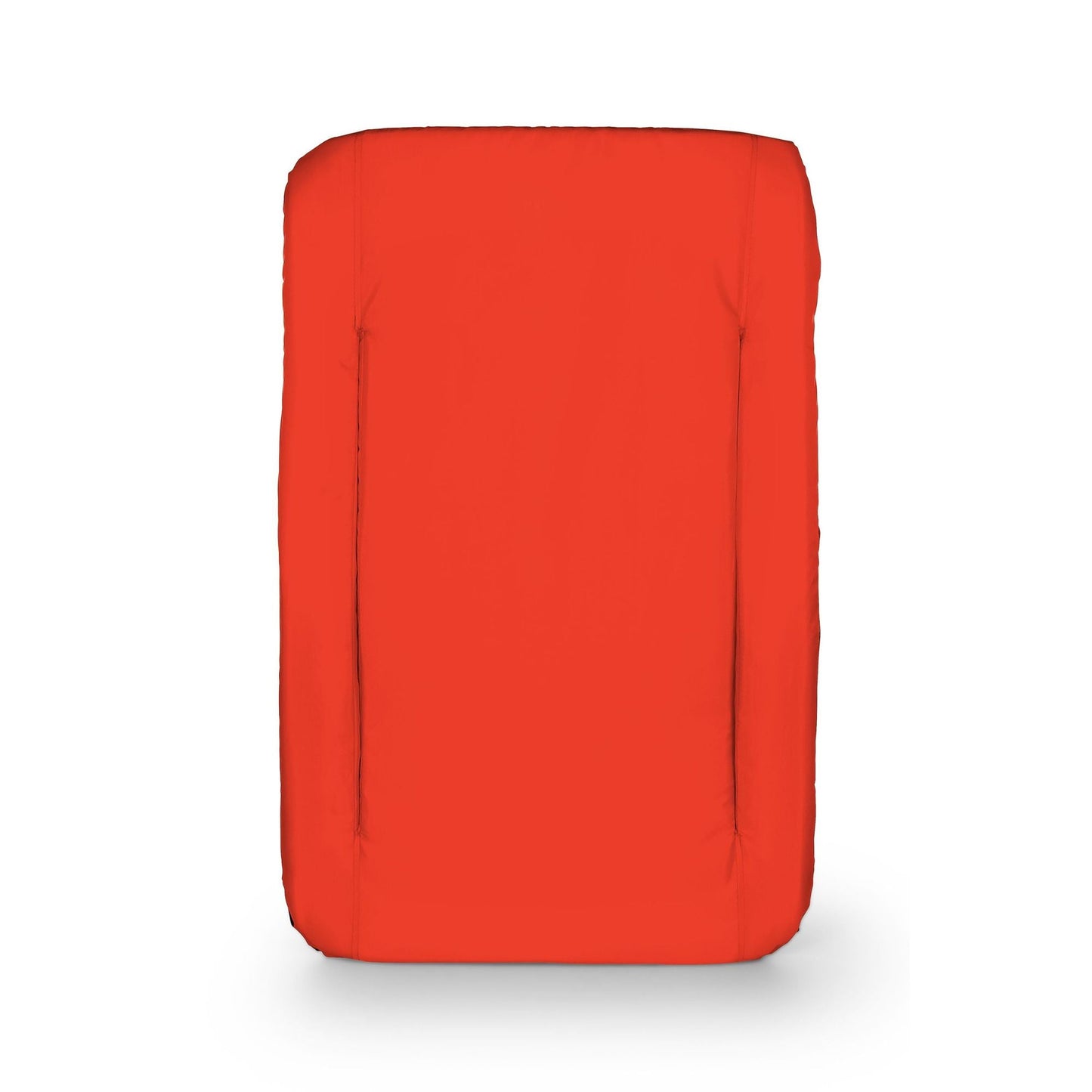 Camco Portable Stadium Seat Foldable Padded Cushion, Back Support, Armrests, Red