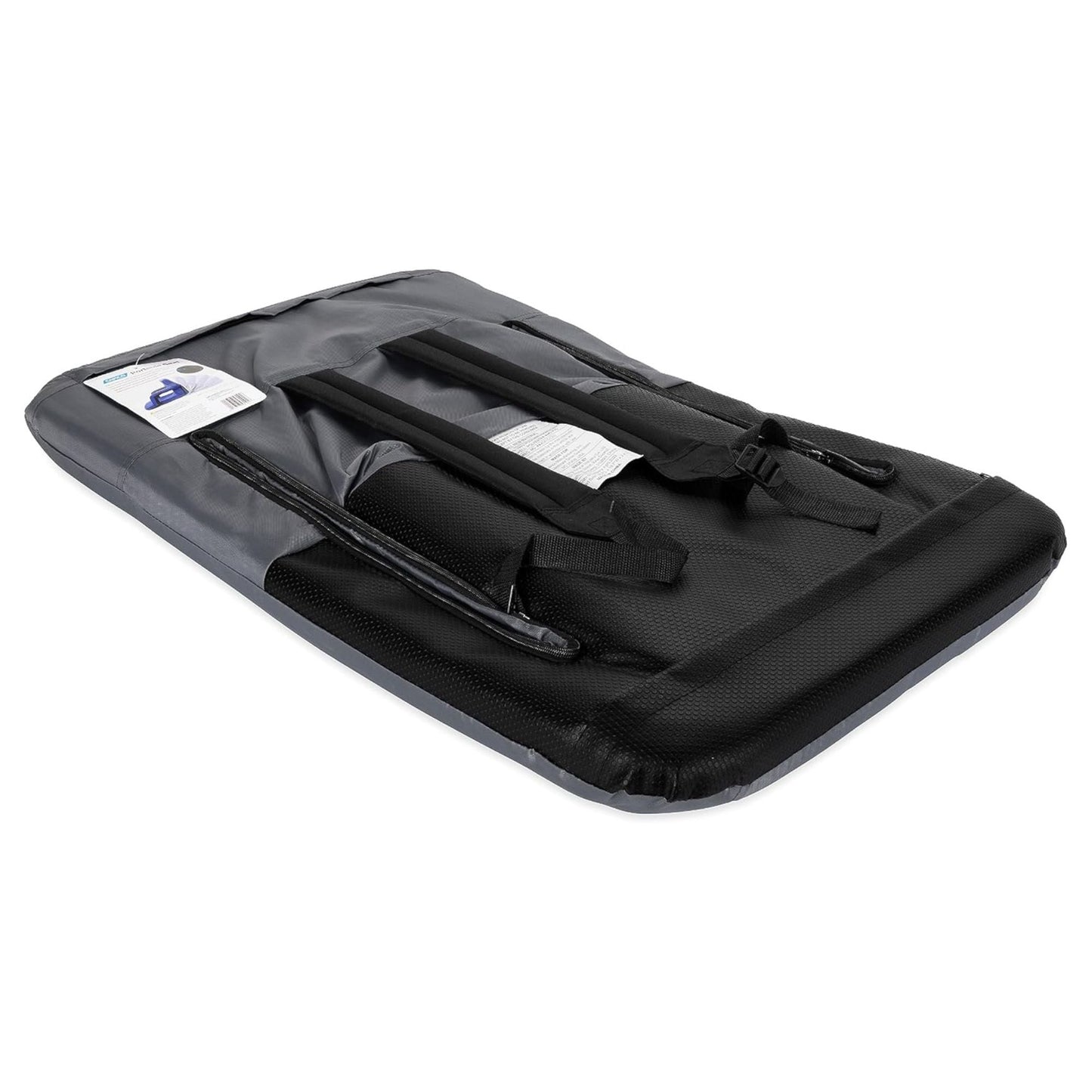 Camco Portable Stadium Seat Foldable Padded Cushion Back Support, Armrests, Grey