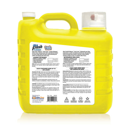 Ultra Fresh 2 Pack Platinum Liquid Laundry Detergent, 320 Loads, Fresh Linen