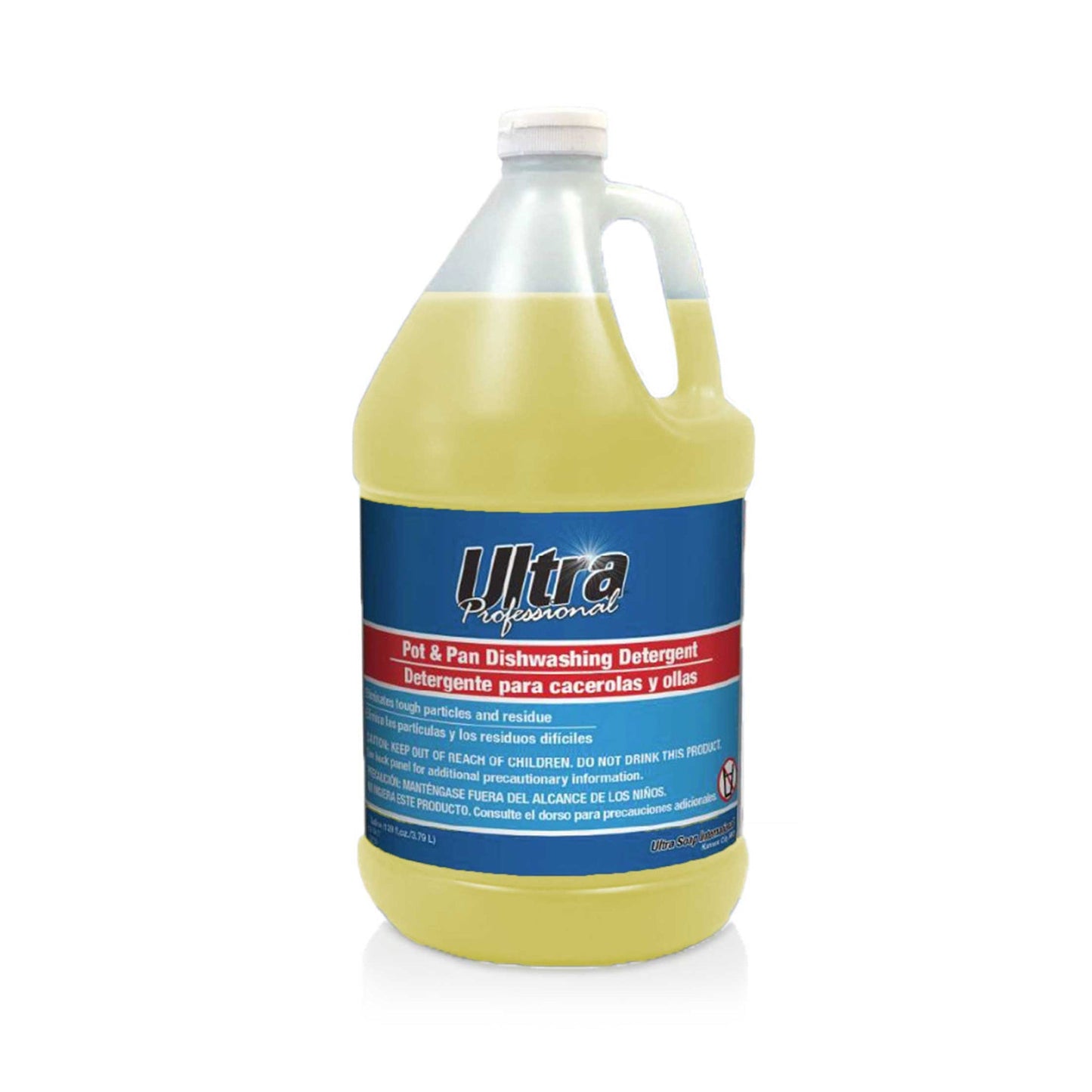 Ultra Professional™ 4 Pack 1 Gal Pots/Pans Dishwashing Detergent, Lemon, Yellow