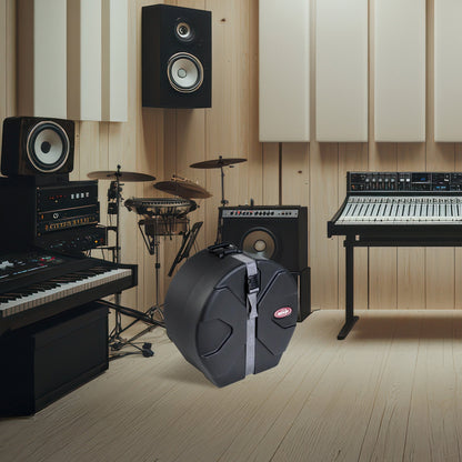 SKB Drum Case - Roto-Molded 6.5x14 Single Drum Protection with Padded Interior