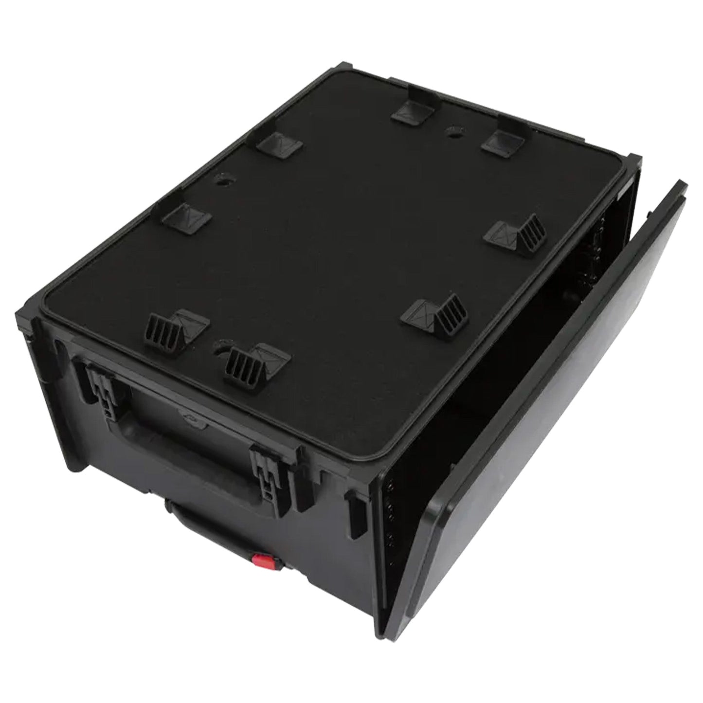 SKB Studio Flyer Rack Case 4U, Durable Injected Molded Mobile Studio Case, Black