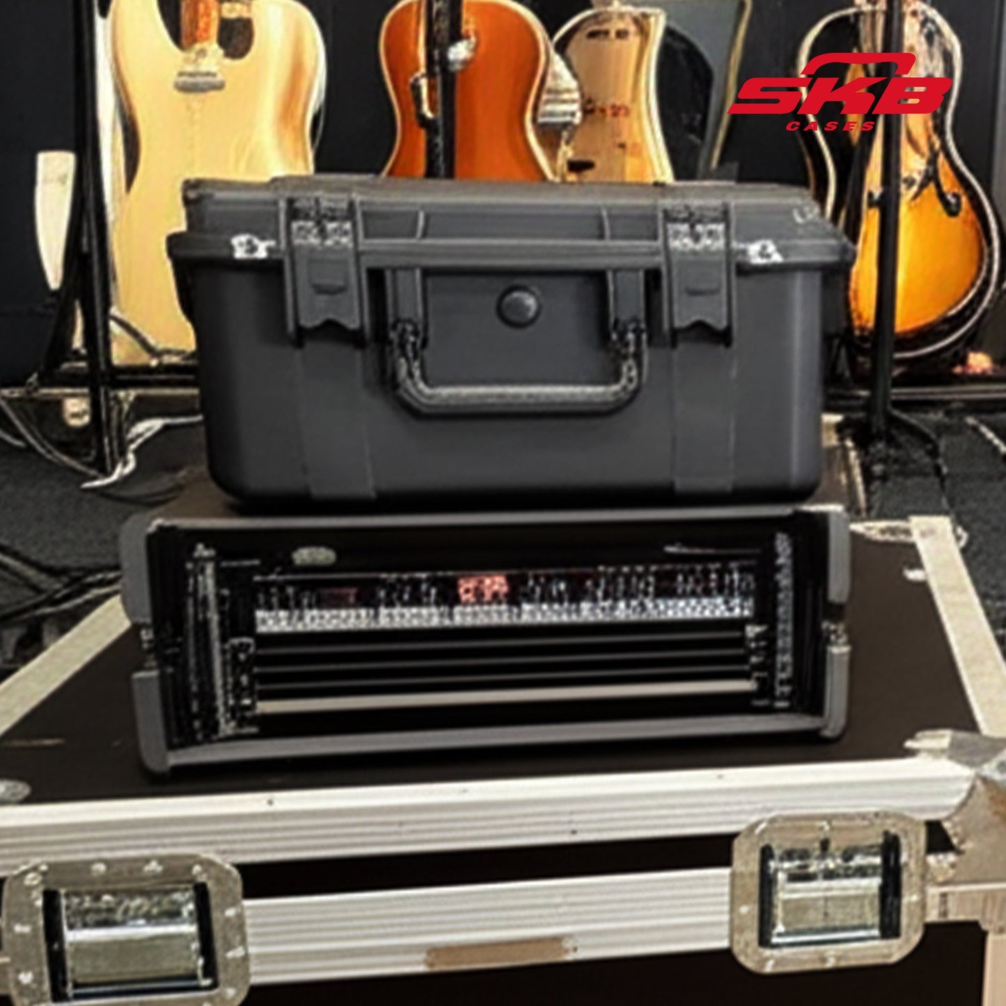 SKB Yamaha DM3/DM3-D iSeries Waterproof Case Durable Custom Foam Interior, Black