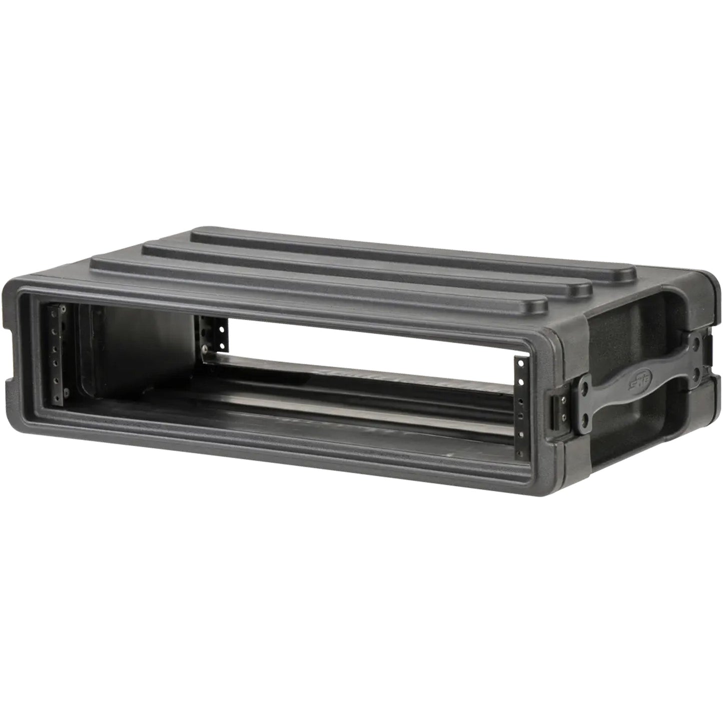 SKB 2U Shallow Roto Rack Case Gear Protector, Stackable, Waterproof, Black