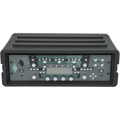 SKB 3U Shallow Roto Rack Case Gear Protector, Stackable, Waterproof, Black