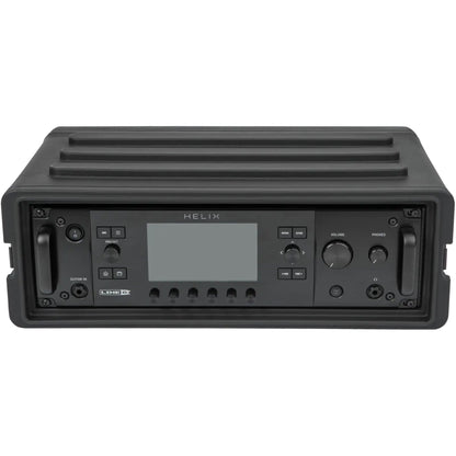 SKB 3U Shallow Roto Rack Case Gear Protector, Stackable, Waterproof, Black