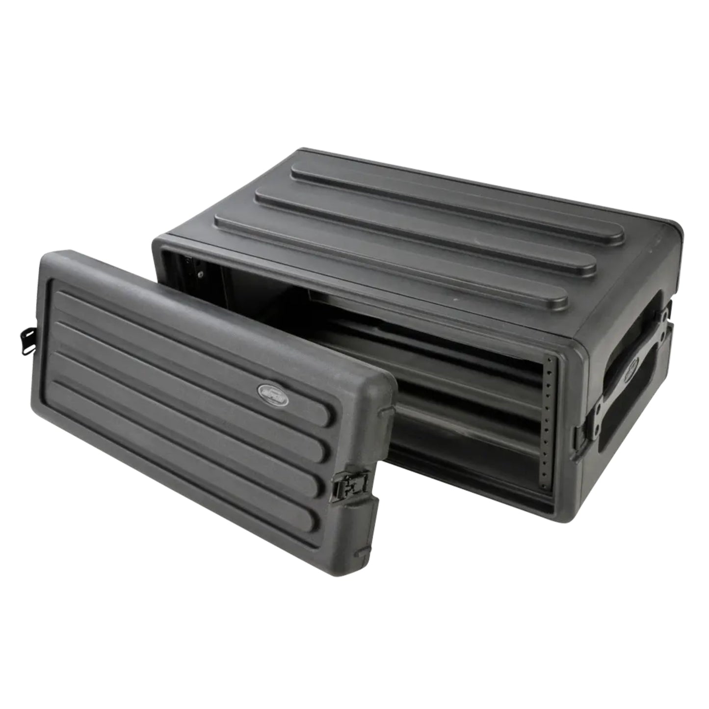SKB 4U Shallow Roto Rack Case Gear Protector, Stackable, Waterproof, Black