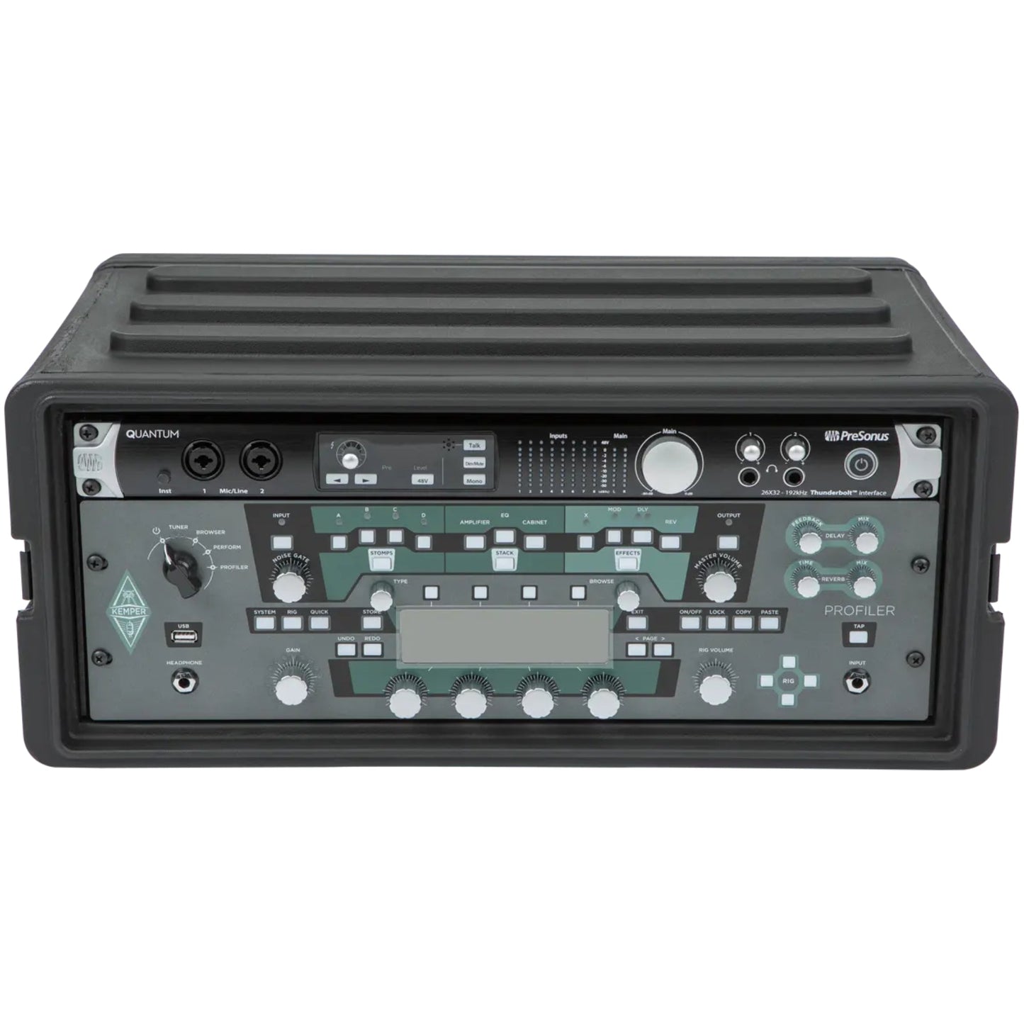 SKB 4U Shallow Roto Rack Case Gear Protector, Stackable, Waterproof, Black