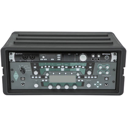 SKB 4U Shallow Roto Rack Case Gear Protector, Stackable, Waterproof, Black