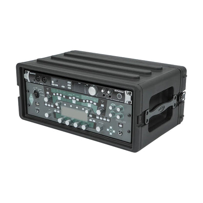 SKB 4U Shallow Roto Rack Case Gear Protector, Stackable, Waterproof, Black