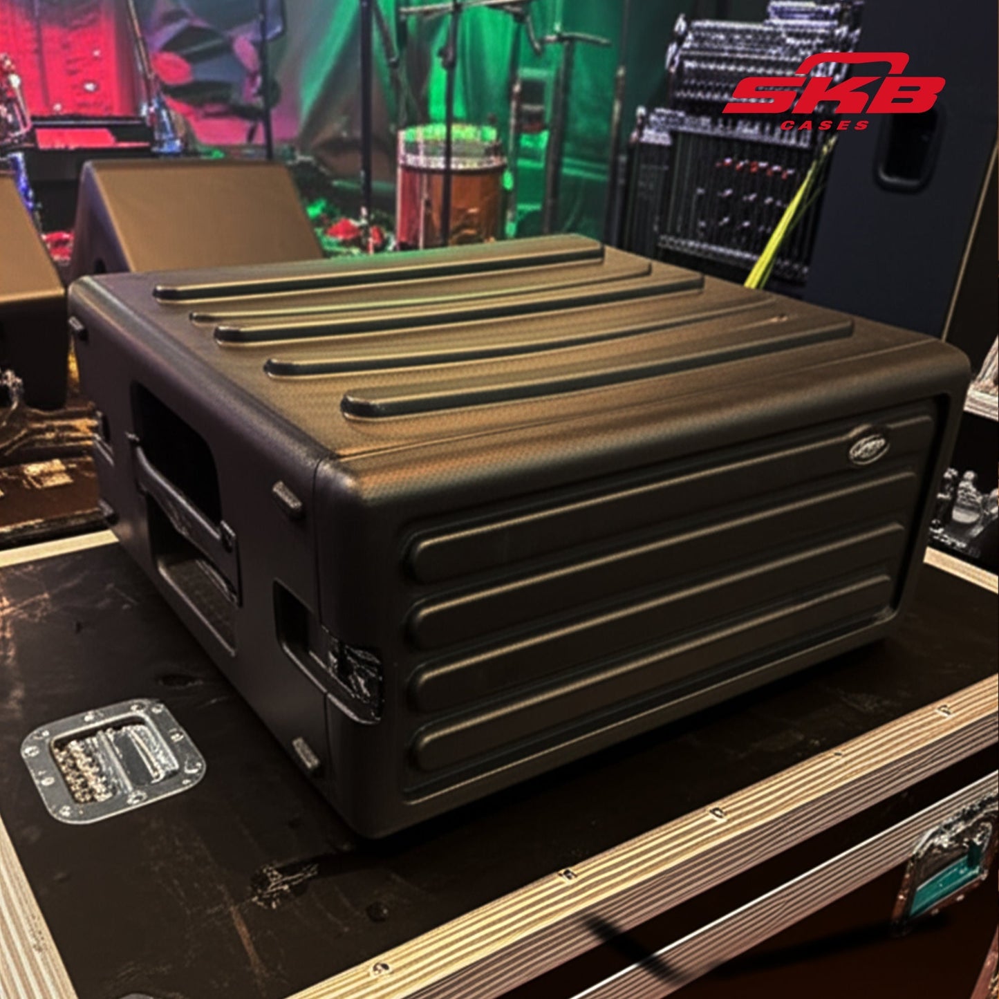 SKB 4U Roto Rack Case Polyethylene Gear Protector, Stackable, Waterproof, Black