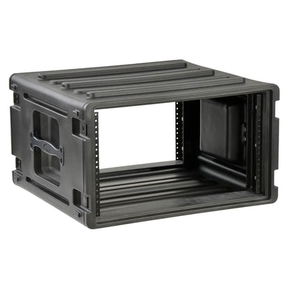 SKB 6U Roto Rack Case Polyethylene Gear Protector, Stackable, Waterproof, Black
