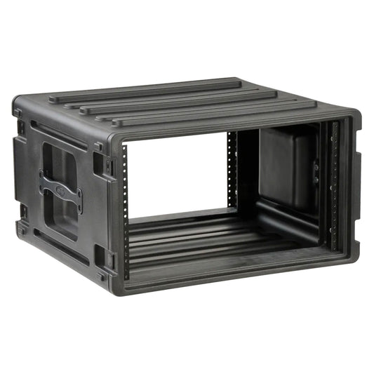 SKB 6U Roto Rack Case Polyethylene Gear Protector, Stackable, Waterproof, Black
