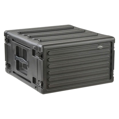 SKB 6U Roto Rack Case Polyethylene Gear Protector, Stackable, Waterproof, Black