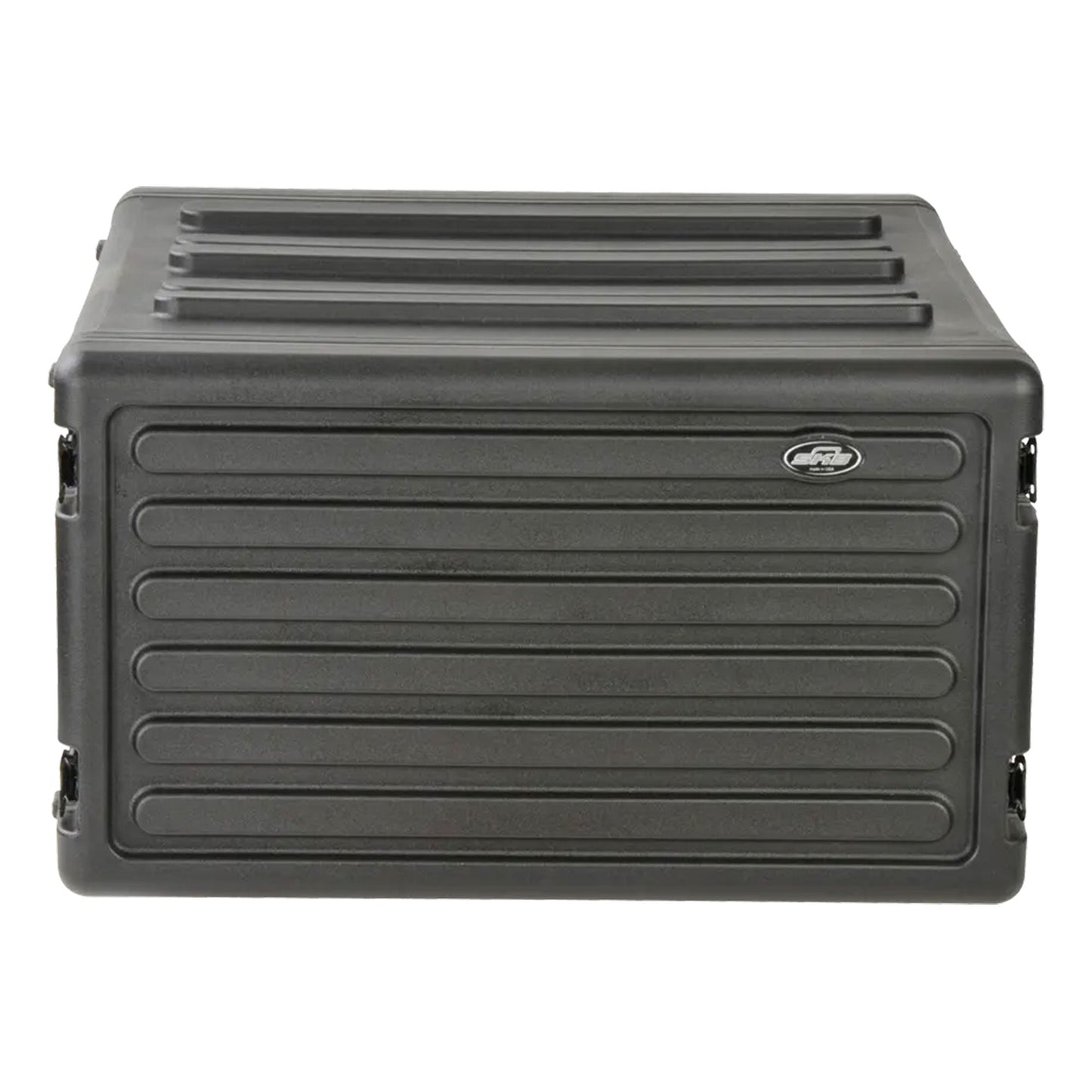 SKB 6U Roto Rack Case Polyethylene Gear Protector, Stackable, Waterproof, Black