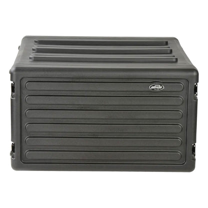 SKB 6U Roto Rack Case Polyethylene Gear Protector, Stackable, Waterproof, Black