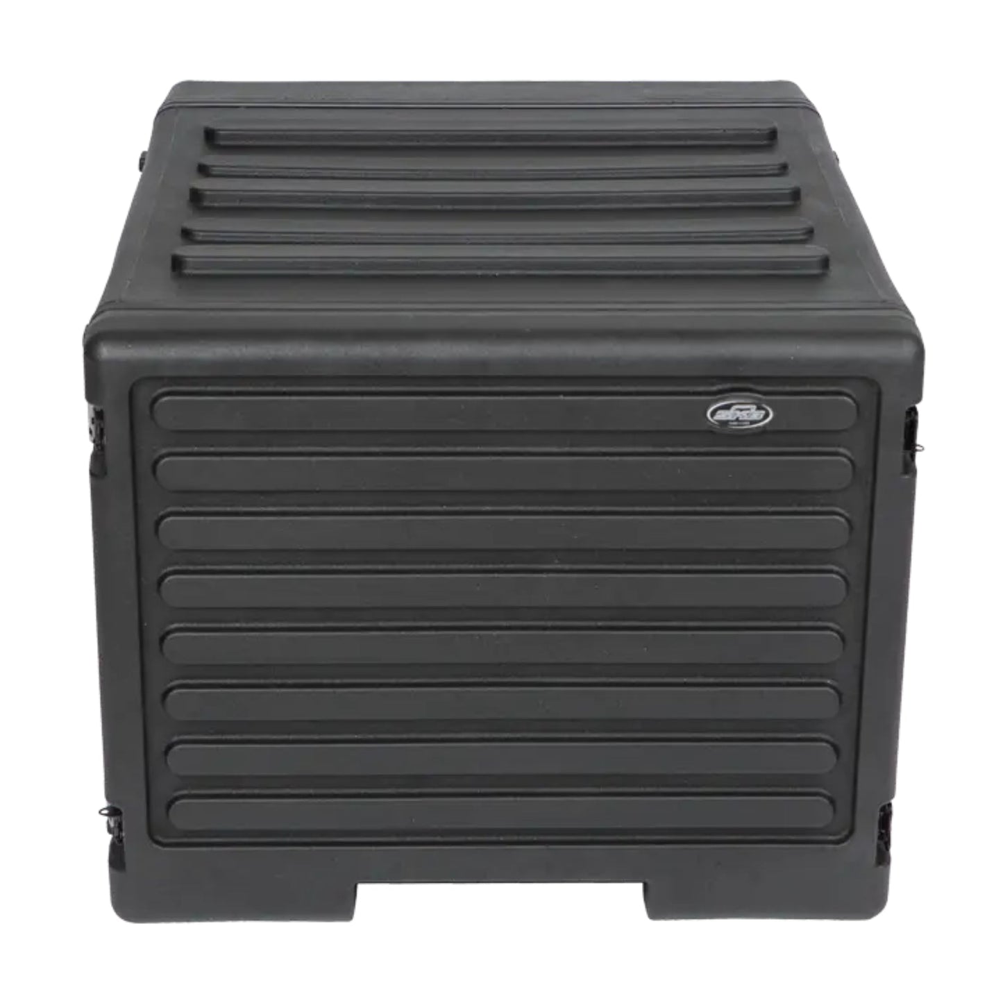 SKB 8U rSeries Rolling Rack with Integrated Back Wheels and 1-Touch Pull Handle