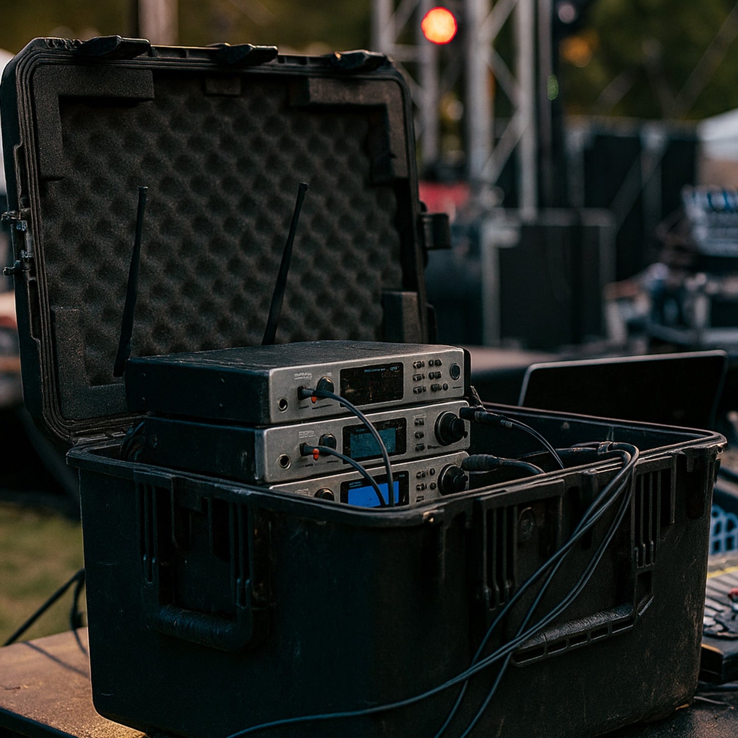 SKB 6U iSeries 13" Injection Molded Fly Rack with Built-In Wheels and Handle