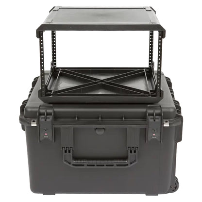 SKB iSeries 6U Fly Rack, Waterproof Polypropylene Hard Case for Storage, 20 Inch