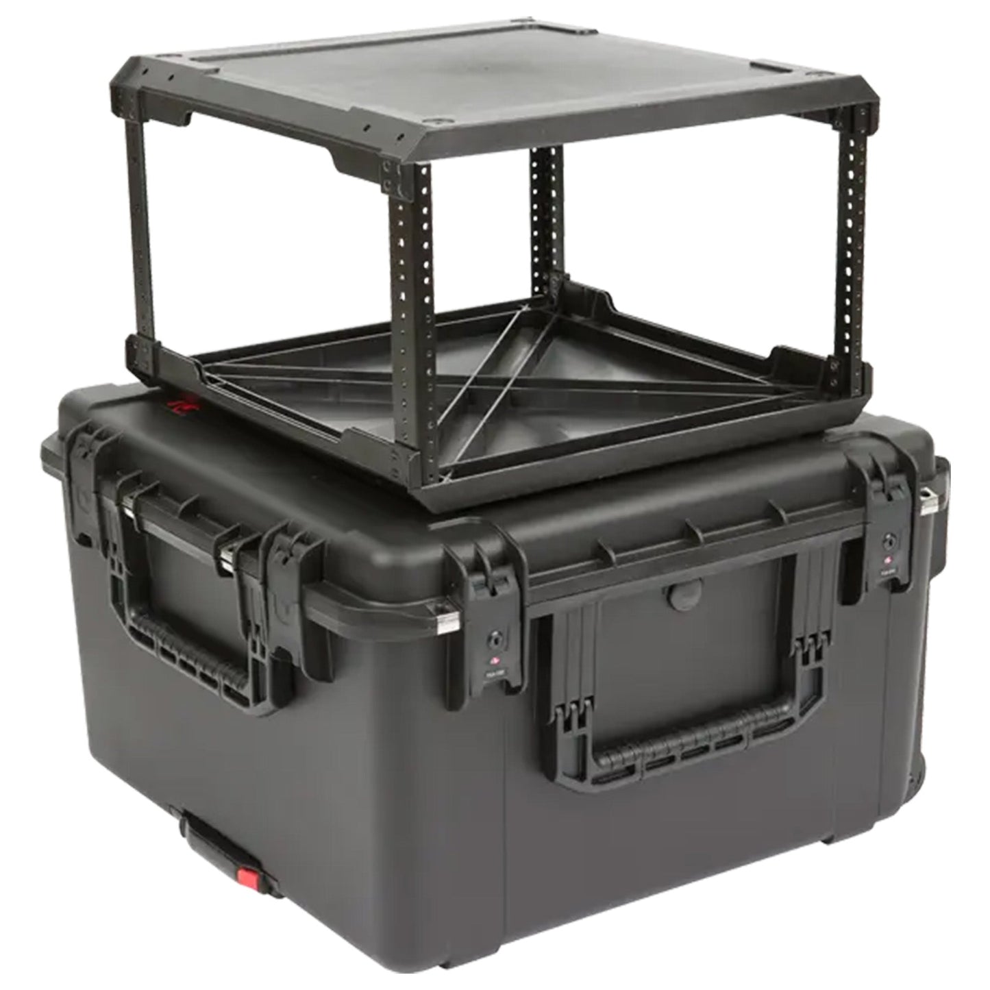 SKB iSeries 6U Fly Rack, Waterproof Polypropylene Hard Case for Storage, 20 Inch