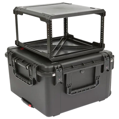 SKB iSeries 6U Fly Rack, Waterproof Polypropylene Hard Case for Storage, 20 Inch