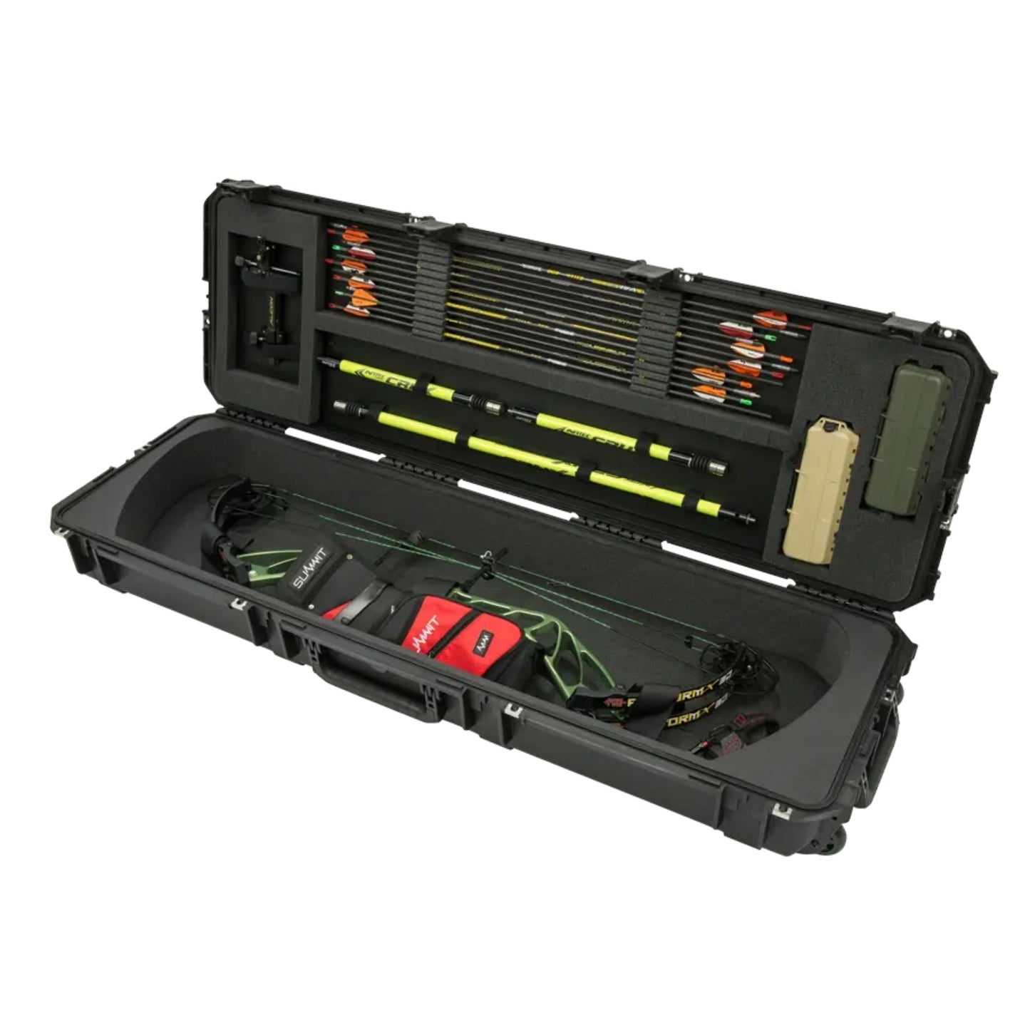 SKB iSeries Target Long Bow Case, Secure Box with Accessory Compartment, 5014-PL