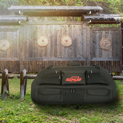 SKB Archery Bag Durable Case with 10 Accessory Pouches, Arrow Box, Double Zipper