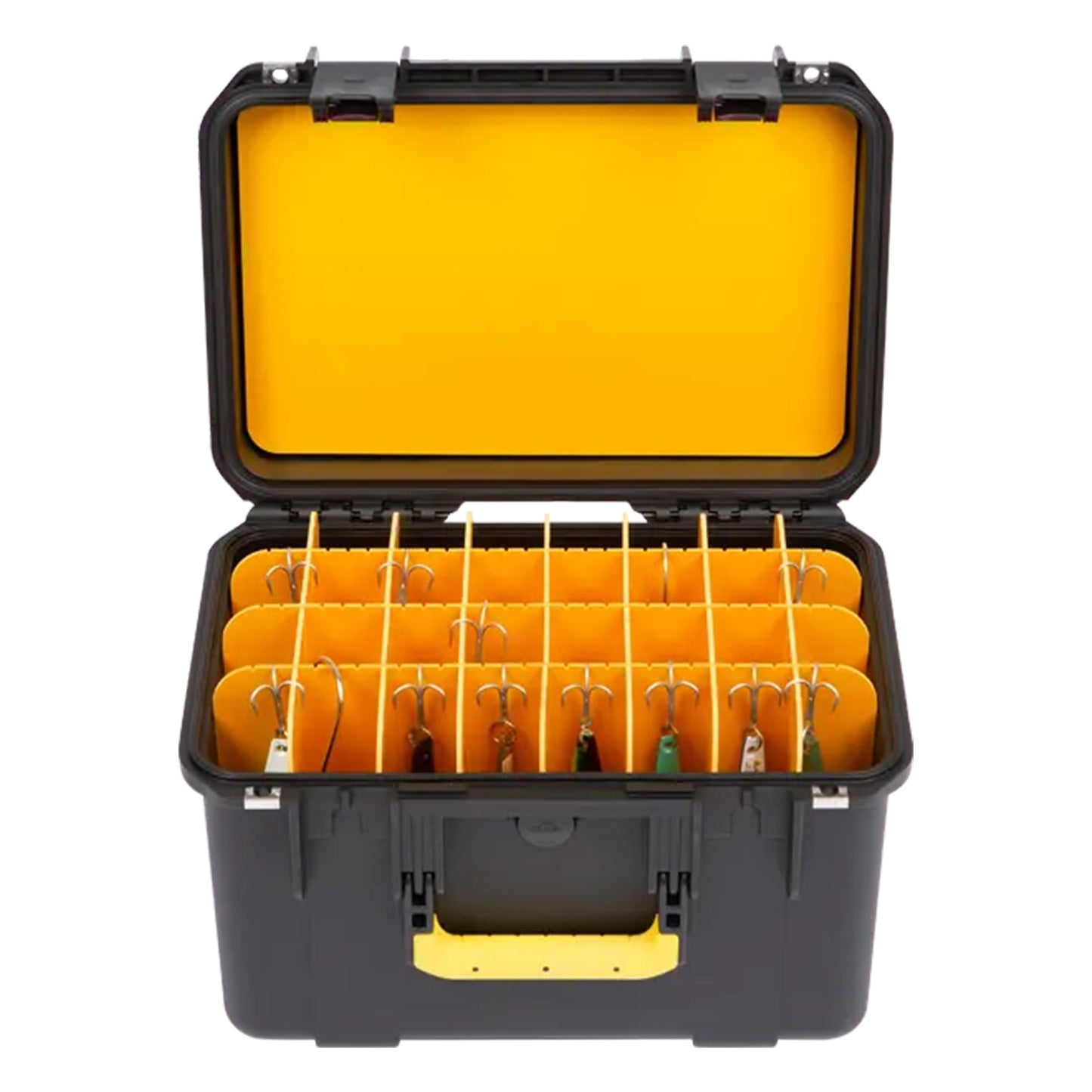 SKB iSeries Deep Lure Case 32 Adjustable Compartment Secure Fishing Box, 1610-10