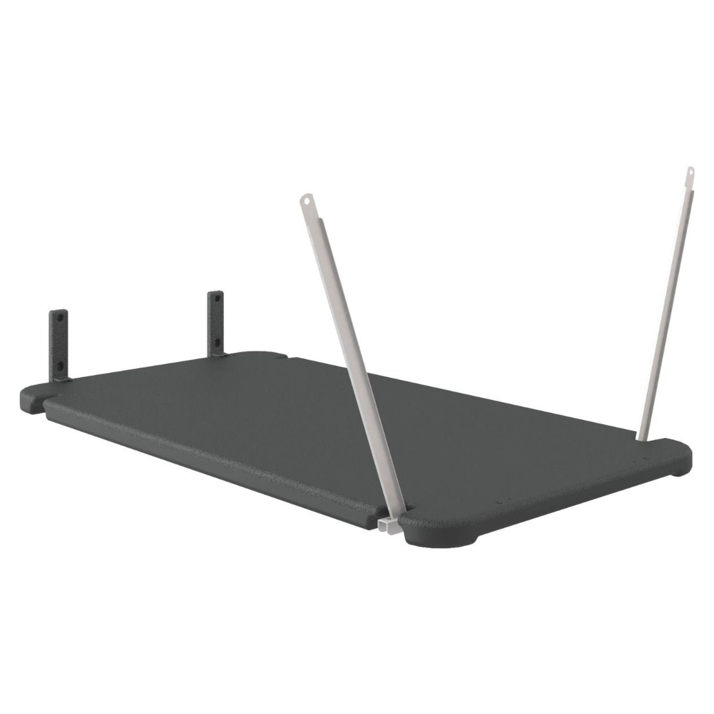 Suncast Vertical Shed Shelf Kit Space Saving Hanging Loft Outdoor Storage, Black