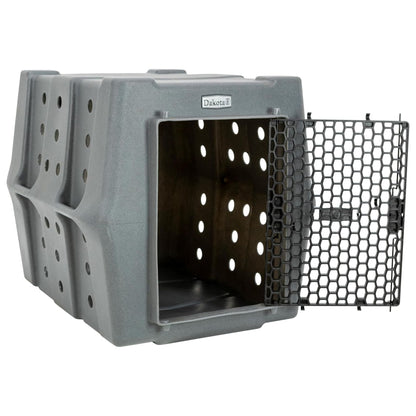 Dakota 283 Canine Rough and Tough Economy Pet Kennel, Intermediate, Dark Granite