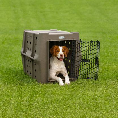 Dakota 283 Canine Rough and Tough Economy Kennel, Intermediate, Coyote Granite