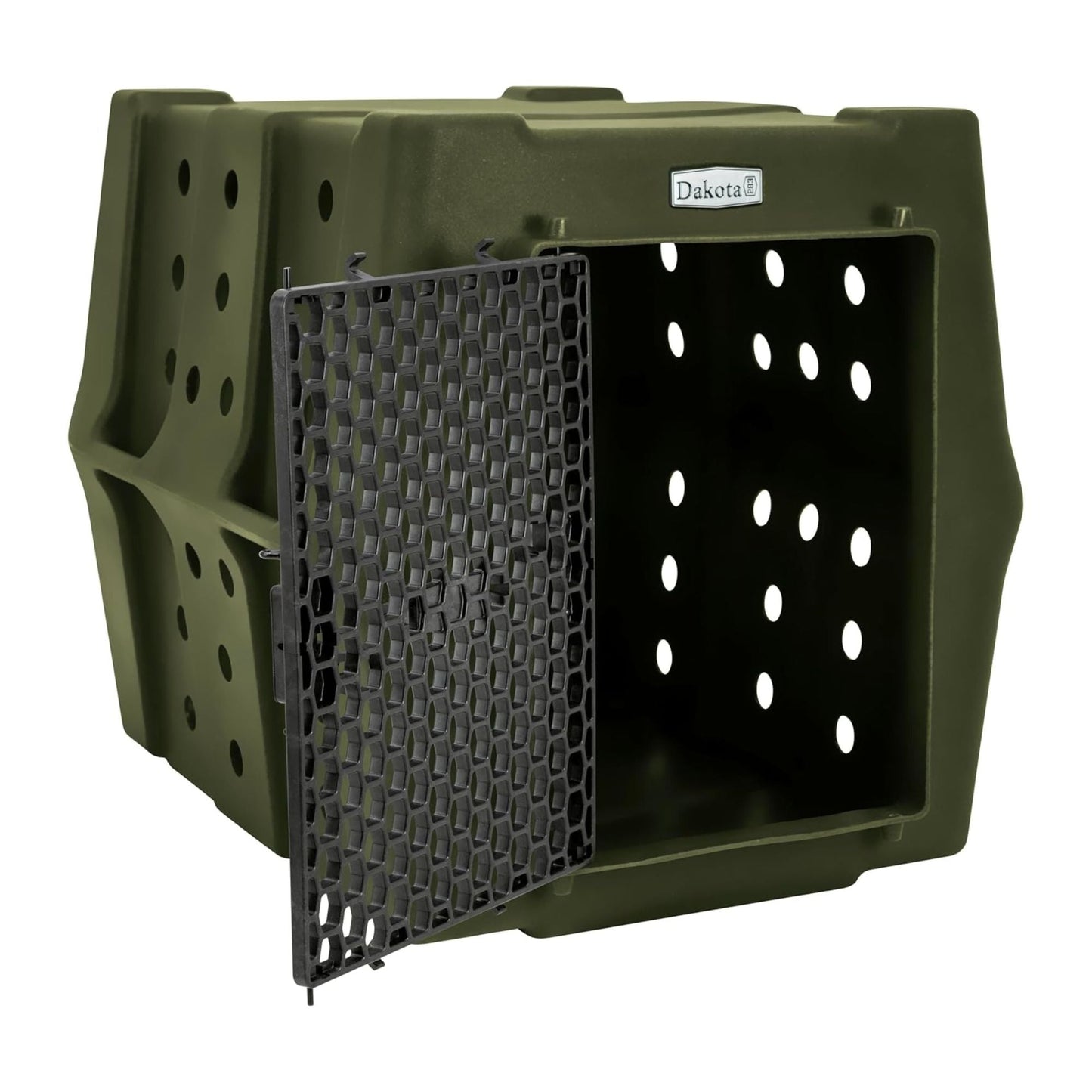 Dakota 283 Canine Rough and Tough Economy Pet Kennel, Intermediate, Olive