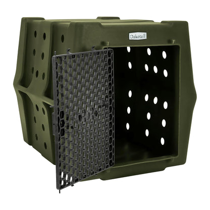 Dakota 283 Canine Rough and Tough Economy Pet Kennel, Intermediate, Olive