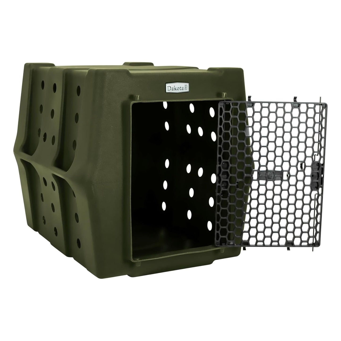 Dakota 283 Canine Rough and Tough Economy Pet Kennel, Intermediate, Olive