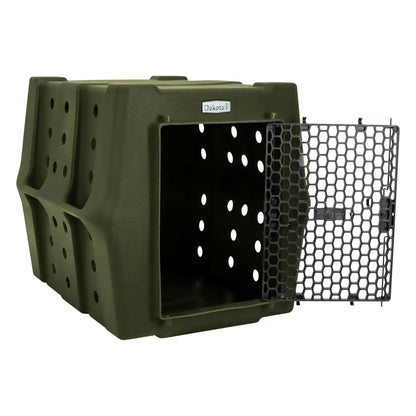 Dakota 283 Canine Rough and Tough Economy Pet Kennel, Intermediate, Olive